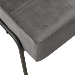 vidaXL Scaun de relaxare, gri închis, 65x79x87 cm, catifea vidaXL Scaun de relaxare, gri închis, 65x79x87 cm, catifea