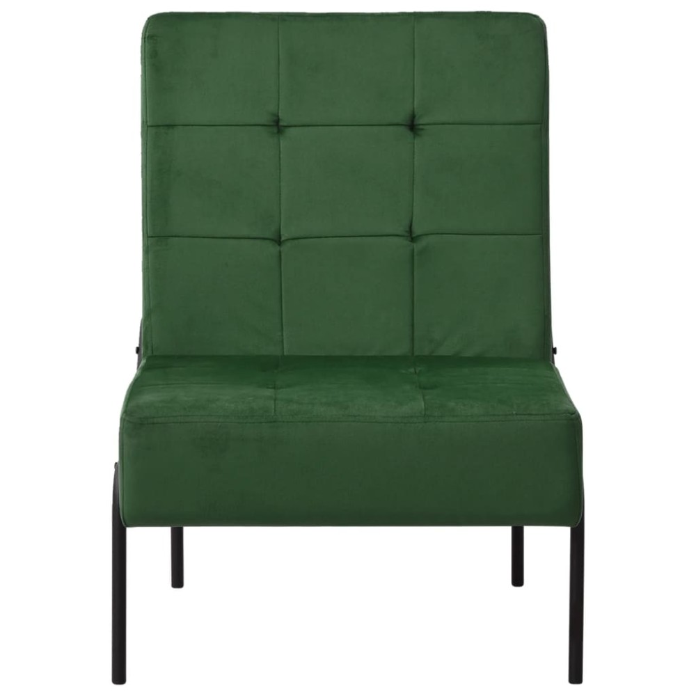 vidaXL Scaun de relaxare, verde închis, 65x79x87 cm, catifea
