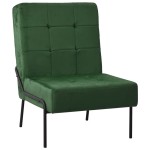 vidaXL Scaun de relaxare, verde închis, 65x79x87 cm, catifea vidaXL Scaun de relaxare, verde închis, 65x79x87 cm, catifea