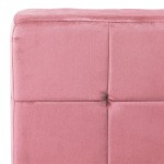 vidaXL Scaun de relaxare, roz, 65x79x87 cm, catifea vidaXL Scaun de relaxare, roz, 65x79x87 cm, catifea