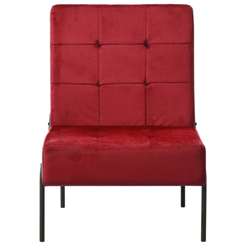 vidaXL Scaun de relaxare, 65x79x87 cm, roșu vin, catifea