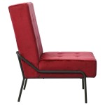 vidaXL Scaun de relaxare, 65x79x87 cm, roșu vin, catifea vidaXL Scaun de relaxare, 65x79x87 cm, roșu vin, catifea