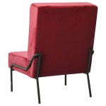 vidaXL Scaun de relaxare, 65x79x87 cm, roșu vin, catifea vidaXL Scaun de relaxare, 65x79x87 cm, roșu vin, catifea