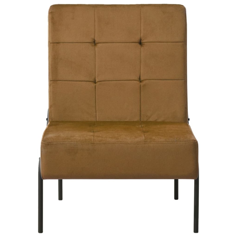 vidaXL Scaun de relaxare, maro, 65x79x87 cm, catifea