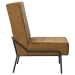 vidaXL Scaun de relaxare, maro, 65x79x87 cm, catifea