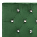 vidaXL Bancă, verde închis, 110 cm, catifea vidaXL Bancă, verde închis, 110 cm, catifea