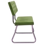 vidaXL Bancă, verde deschis, 110 cm, catifea vidaXL Bancă, verde deschis, 110 cm, catifea