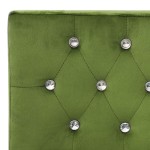 vidaXL Bancă, verde deschis, 110 cm, catifea vidaXL Bancă, verde deschis, 110 cm, catifea
