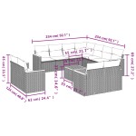 vidaXL Set canapele de grădină cu perne, 12 piese, bej, poliratan vidaXL Set canapele de grădină cu perne, 12 piese, bej, poliratan