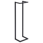 vidaXL Suport de prosoape, negru, 25x20x95 cm, fier vidaXL Suport de prosoape, negru, 25x20x95 cm, fier