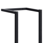 vidaXL Suport de prosoape, negru, 25x20x95 cm, fier vidaXL Suport de prosoape, negru, 25x20x95 cm, fier