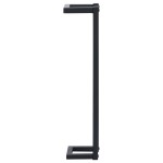 vidaXL Suport de prosoape, negru, 12,5 x 12,5 x 60 cm, fier vidaXL Suport de prosoape, negru, 12,5 x 12,5 x 60 cm, fier