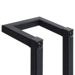 vidaXL Suport de prosoape, negru, 12,5 x 12,5 x 60 cm, fier vidaXL Suport de prosoape, negru, 12,5 x 12,5 x 60 cm, fier