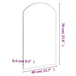 vidaXL Oglindă, 70x40 cm, sticlă vidaXL Oglindă, 70x40 cm, sticlă