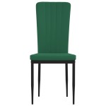 vidaXL Scaune de sufragerie, 2 buc., verde închis, catifea vidaXL Scaune de sufragerie, 2 buc., verde închis, catifea