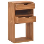 vidaXL Dulap de depozitare, 40x30x76 cm, lemn masiv de tec vidaXL Dulap de depozitare, 40x30x76 cm, lemn masiv de tec
