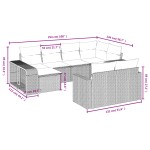 vidaXL Set canapele de grădină cu perne 10 piese gri deschis poliratan vidaXL Set canapele de grădină cu perne 10 piese gri deschis poliratan