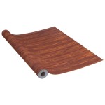 vidaXL Folie de mobilier autoadezivă, acacia, 500x90 cm, PVC vidaXL Folie de mobilier autoadezivă, acacia, 500x90 cm, PVC