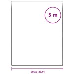 vidaXL Folie mobilier autoadezivă argintiu extralucios 500x90 cm PVC vidaXL Folie mobilier autoadezivă argintiu extralucios 500x90 cm PVC