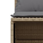vidaXL Set canapele de grădină cu perne, 5 piese, bej, poliratan vidaXL Set canapele de grădină cu perne, 5 piese, bej, poliratan