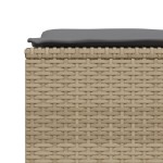 vidaXL Set canapele de grădină cu perne, 5 piese, bej, poliratan vidaXL Set canapele de grădină cu perne, 5 piese, bej, poliratan
