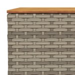 vidaXL Set mobilier grădină cu perne, 6 piese, gri, poliratan vidaXL Set mobilier grădină cu perne, 6 piese, gri, poliratan