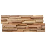 vidaXL Panouri placare pereți 3D, 10 buc., 1,08 m², lemn masiv de tec vidaXL Panouri placare pereți 3D, 10 buc., 1,08 m², lemn masiv de tec
