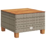 vidaXL Set mobilier grădină cu perne, 6 piese, gri, poliratan vidaXL Set mobilier grădină cu perne, 6 piese, gri, poliratan