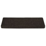 vidaXL Covorașe autoadezive pentru scări, 15 buc., 65x21x4 cm, maro închis, cu margini dreptunghiulare vidaXL Covorașe autoadezive pentru scări, 15 buc., 65x21x4 cm, maro închis, cu margini dreptunghiulare