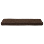 vidaXL Covorașe autoadezive pentru scări, 15 buc., 65x21x4 cm, maro, cu margini dreptunghiulare vidaXL Covorașe autoadezive pentru scări, 15 buc., 65x21x4 cm, maro, cu margini dreptunghiulare