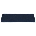 vidaXL Covorașe autoadezive pentru scări, 15 buc., 65x21x4 cm, margini dreptunghiulare, bleumarin vidaXL Covorașe autoadezive pentru scări, 15 buc., 65x21x4 cm, margini dreptunghiulare, bleumarin