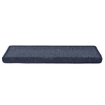 vidaXL Covorașe pentru scări, 15 buc., 65x21x4 cm, gri închis și albastru, margini dreptunghiulare vidaXL Covorașe pentru scări, 15 buc., 65x21x4 cm, gri închis și albastru, margini dreptunghiulare