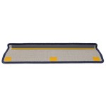 vidaXL Covorașe pentru scări, 15 buc., 65x21x4 cm, gri închis și albastru, margini dreptunghiulare vidaXL Covorașe pentru scări, 15 buc., 65x21x4 cm, gri închis și albastru, margini dreptunghiulare