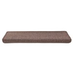 vidaXL Covorașe de trepte de scară, 15 buc., maro, 65x21x4 cm vidaXL Covorașe de trepte de scară, 15 buc., maro, 65x21x4 cm