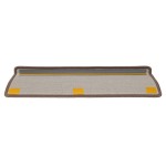 vidaXL Covorașe de trepte de scară, 15 buc., maro, 65x21x4 cm vidaXL Covorașe de trepte de scară, 15 buc., maro, 65x21x4 cm