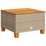 vidaXL Set canapele de grădină cu perne, 10 piese, bej, poliratan