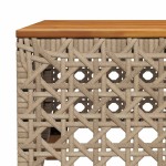 vidaXL Set canapele de grădină cu perne, 10 piese, bej, poliratan