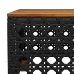 vidaXL Set canapele de grădină cu perne, 10 piese, negru, poliratan vidaXL Set canapele de grădină cu perne, 10 piese, negru, poliratan