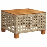 vidaXL Set canapele de grădină cu perne, 10 piese, bej, poliratan