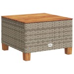 vidaXL Set canapele de grădină cu perne, 11 piese, gri, poliratan vidaXL Set canapele de grădină cu perne, 11 piese, gri, poliratan