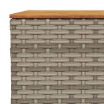 vidaXL Set canapele de grădină cu perne, 11 piese, gri, poliratan vidaXL Set canapele de grădină cu perne, 11 piese, gri, poliratan