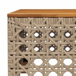 vidaXL Set canapele de grădină cu perne, 11 piese, bej, poliratan vidaXL Set canapele de grădină cu perne, 11 piese, bej, poliratan