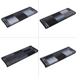 vidaXL Covorașe scări autoadezive, 15 buc., negru și gri, 65x21x4 cm