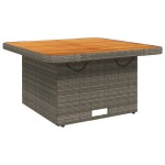 vidaXL Set canapele de grădină cu perne, 2 piese, gri, poliratan