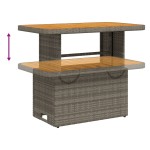 vidaXL Set canapele de grădină cu perne, 2 piese, gri, poliratan vidaXL Set canapele de grădină cu perne, 2 piese, gri, poliratan