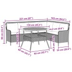 vidaXL Set canapele de grădină cu perne, 2 piese, bej, poliratan vidaXL Set canapele de grădină cu perne, 2 piese, bej, poliratan