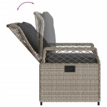vidaXL Set mobilier grădină cu perne, 9 piese, gri deschis, poliratan vidaXL Set mobilier grădină cu perne, 9 piese, gri deschis, poliratan
