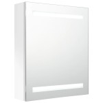 vidaXL Dulap de baie cu oglindă și LED alb strălucitor 50x14x60 cm vidaXL Dulap de baie cu oglindă și LED alb strălucitor 50x14x60 cm