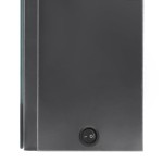 vidaXL Dulap de baie cu oglindă și LED, gri strălucitor, 50x13x70 cm