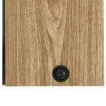 vidaXL Dulap de baie cu oglindă și LED, stejar, 50x13x70 cm